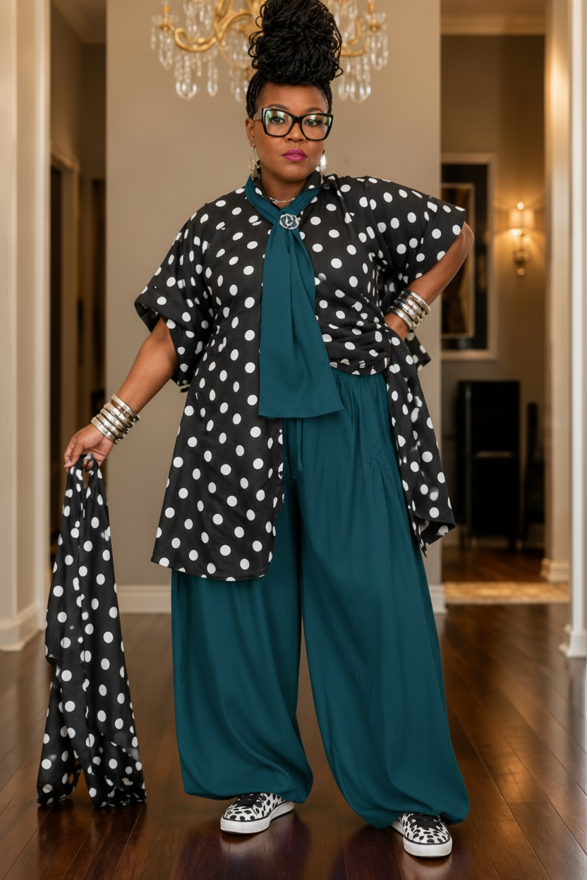 Polka Dot Tunic Dress