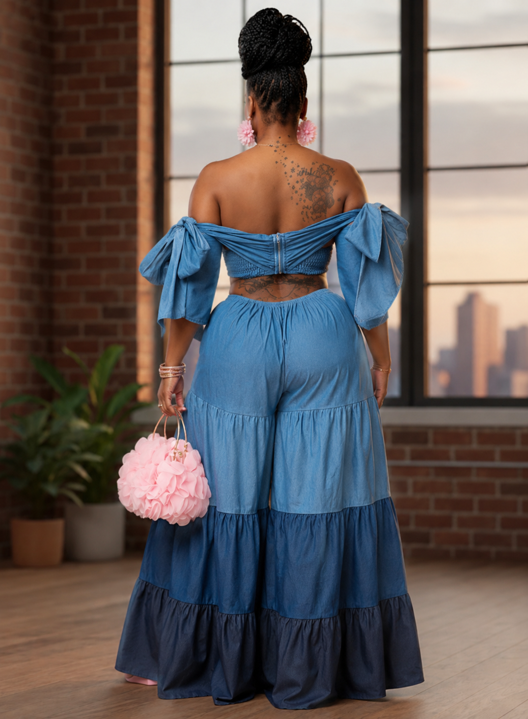 Destiny In Denim Jumpsuit
