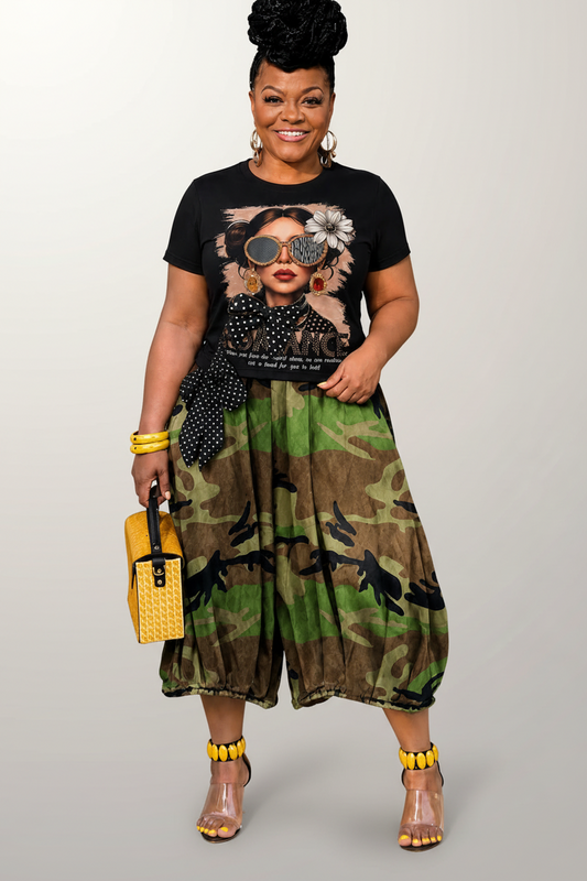 Camo Barrel Pants