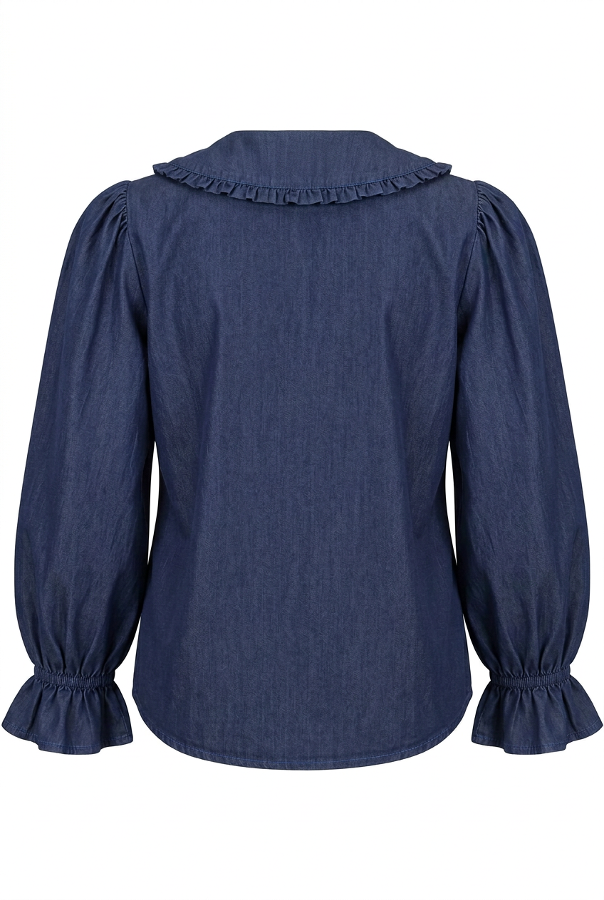 Leadership Denim Blouse