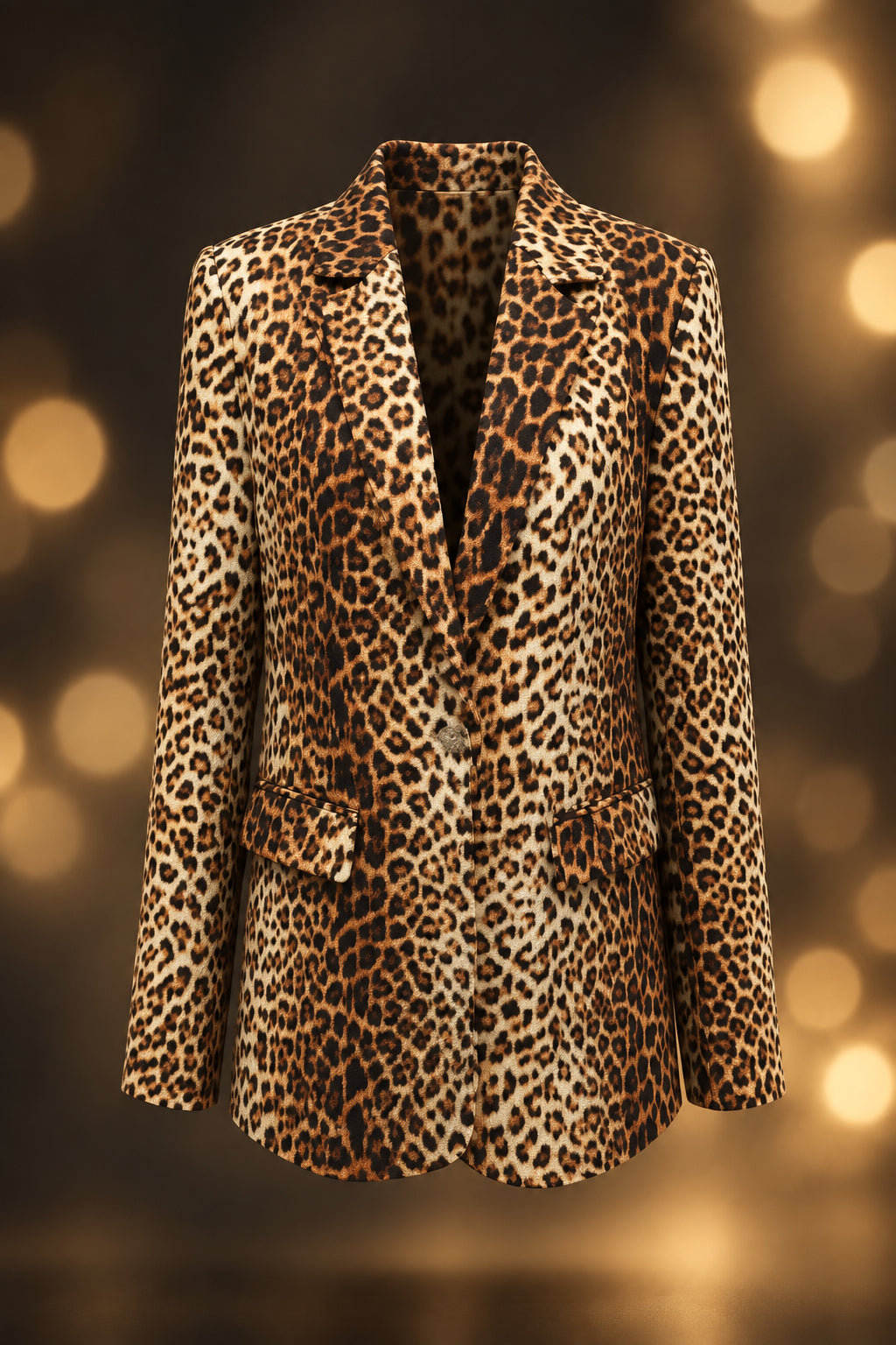 Leopard Blazer & Pants Set