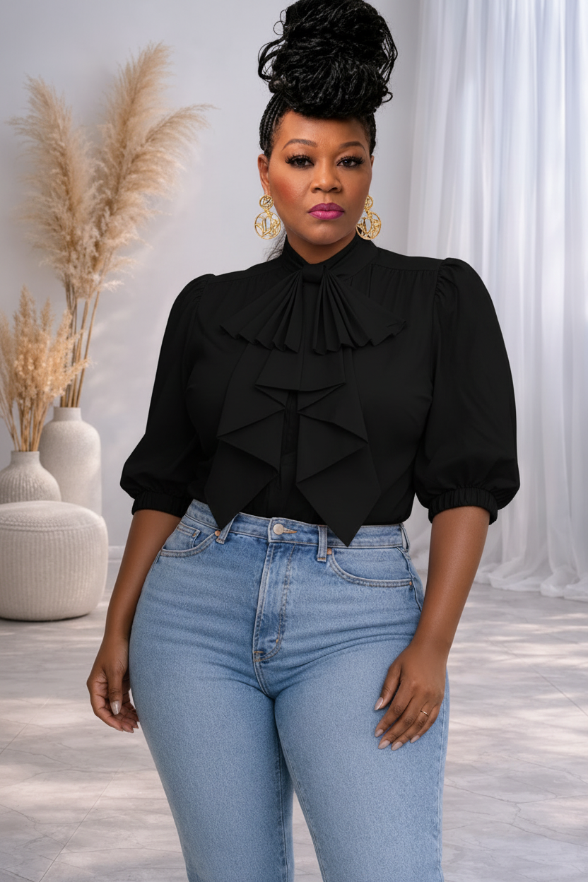 Black Divine Blouse