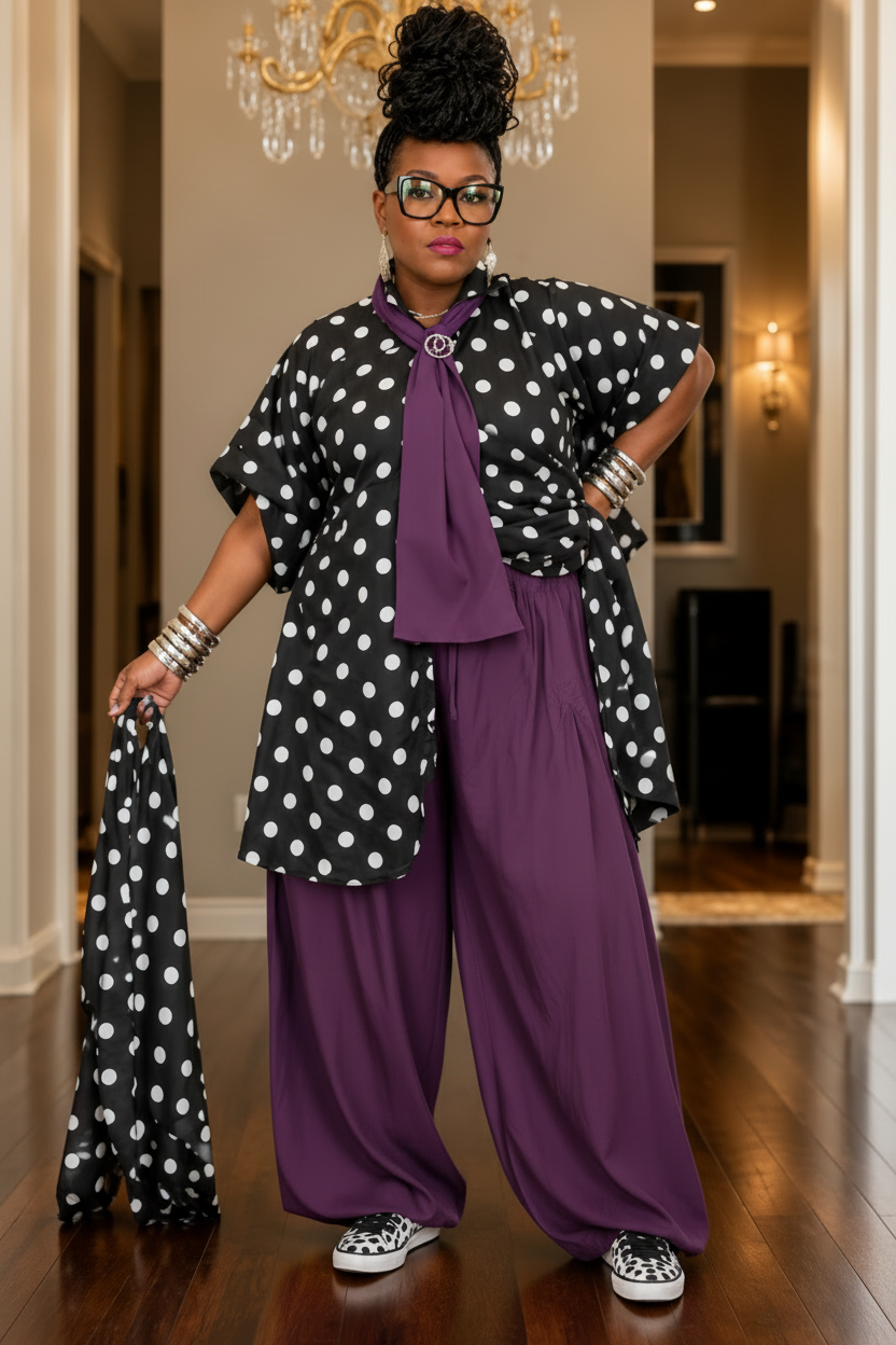 Boho Chic Wide Leg Pants