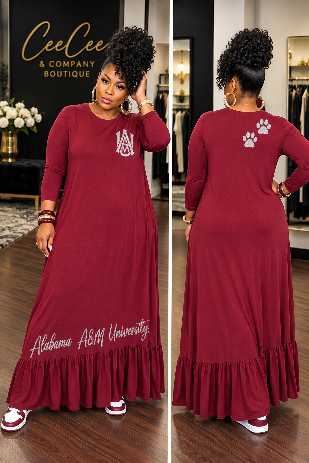 Bulldog Maxi Dress
