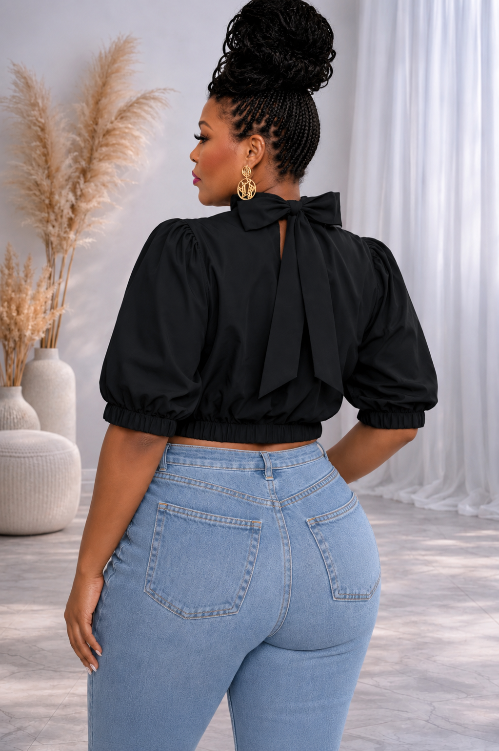 Black Divine Blouse