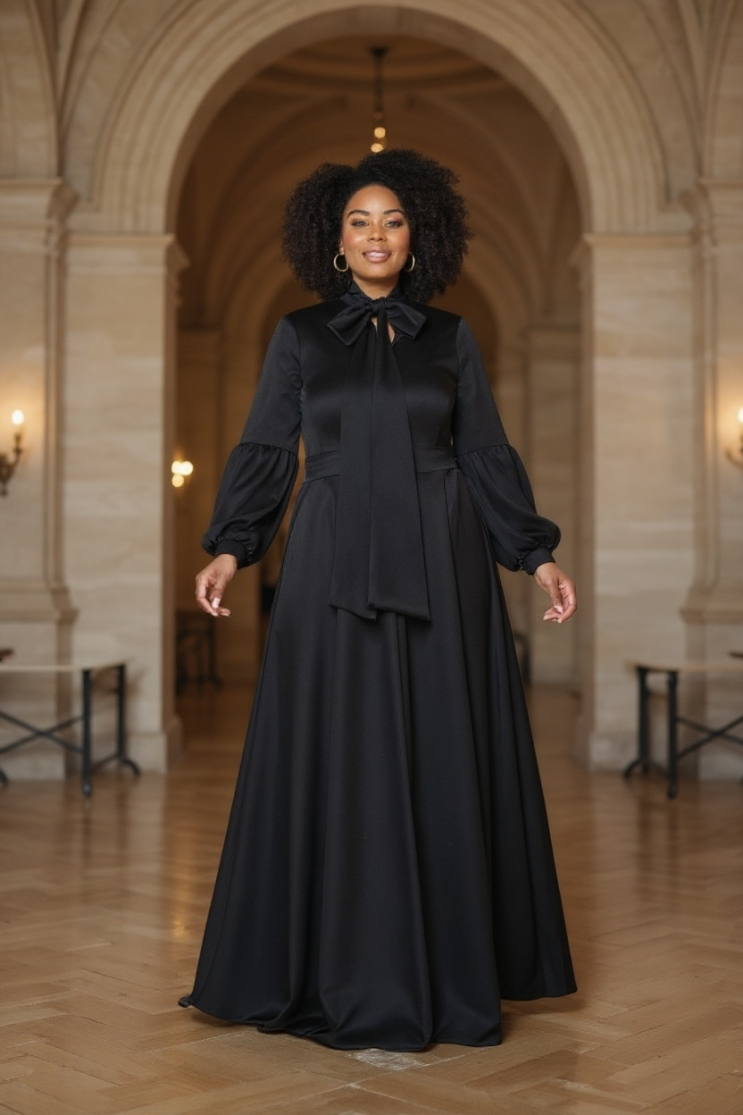 Well Done Black Maxi Dress