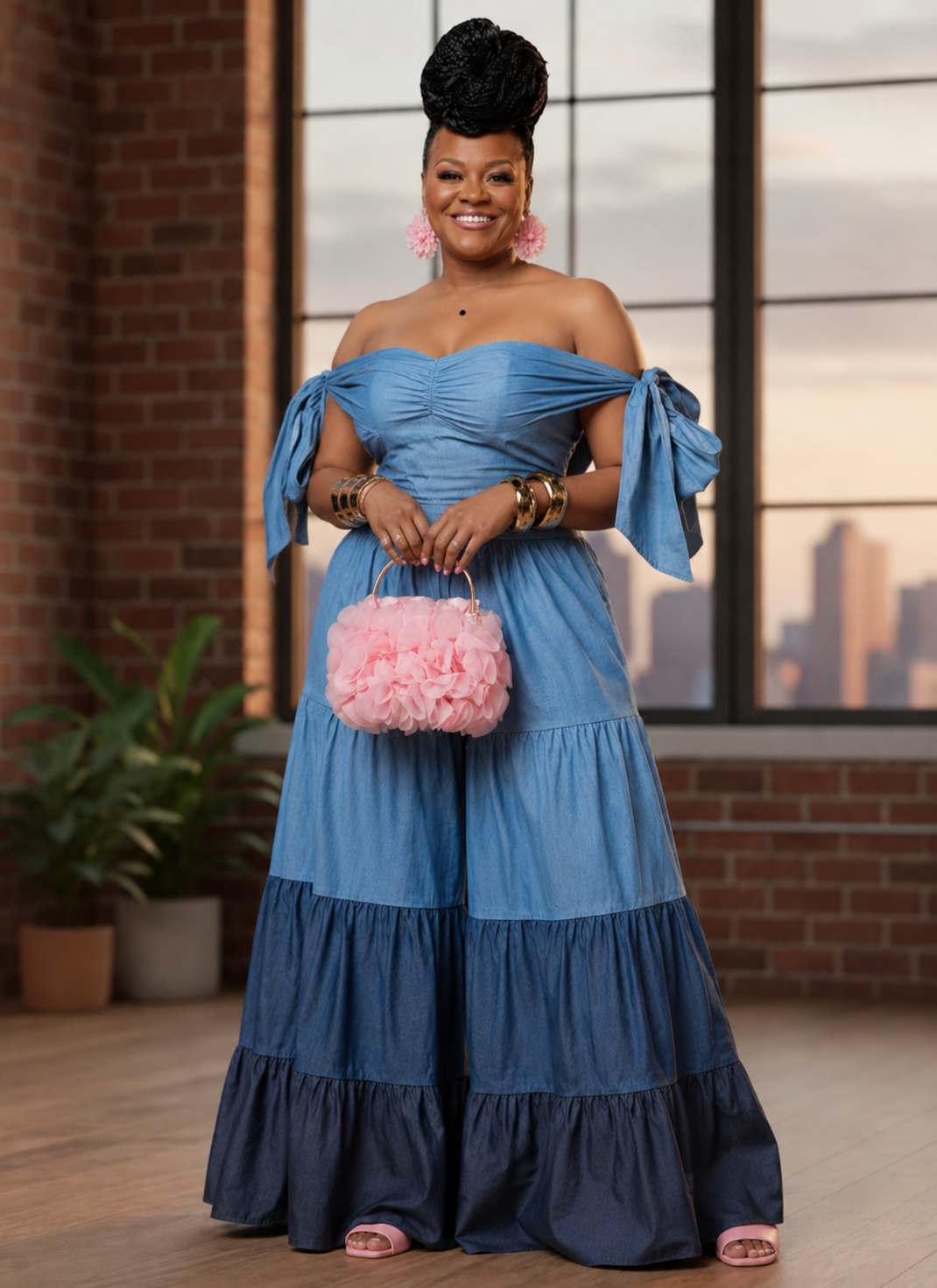 Destiny In Denim Jumpsuit