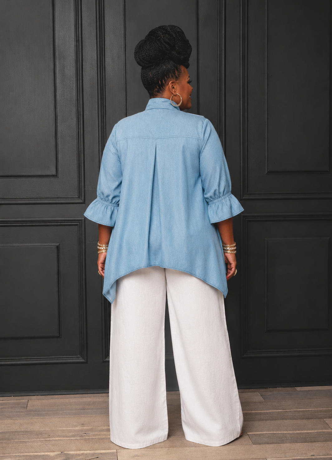 Denim Diva Bowtie Top