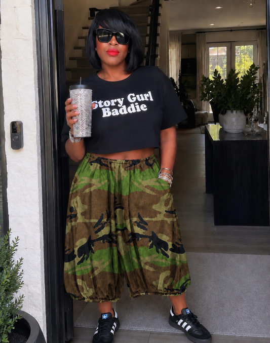 Camo Barrel Pants