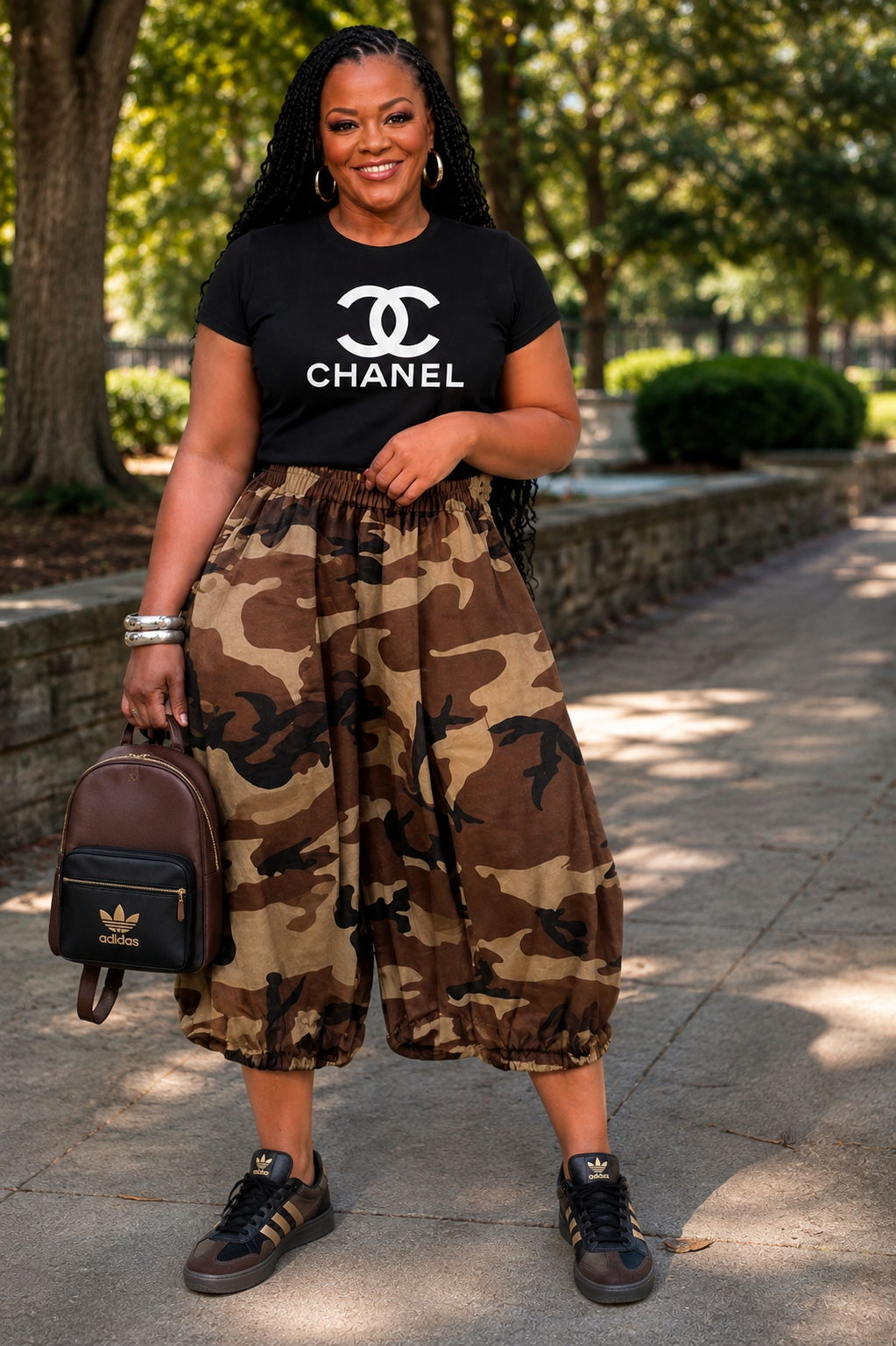 Baggy Camouflage Brown Pants