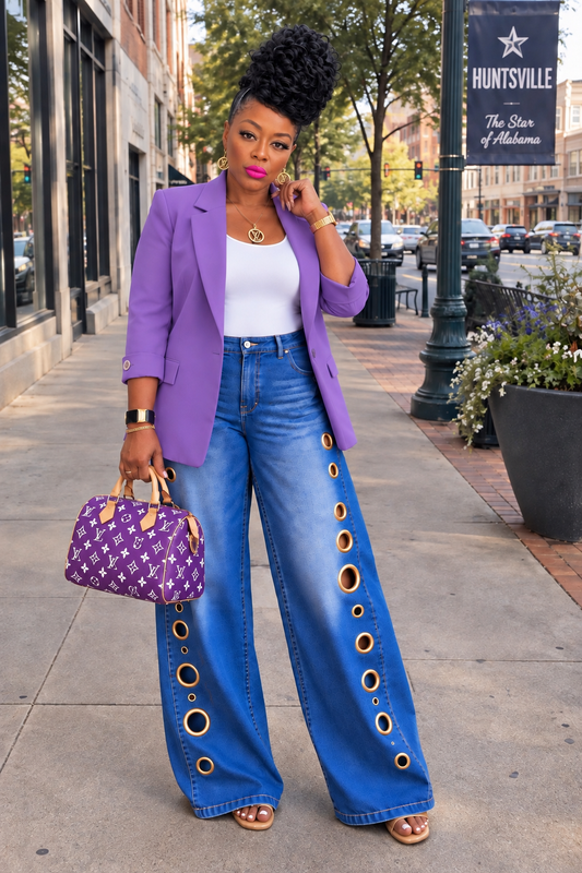 Purple Blaze Blazer