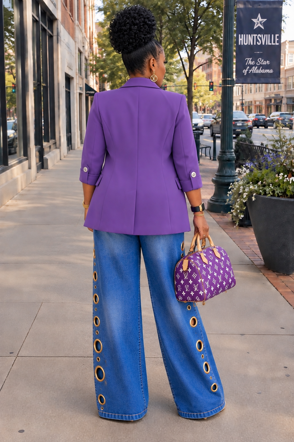 Purple Blaze Blazer