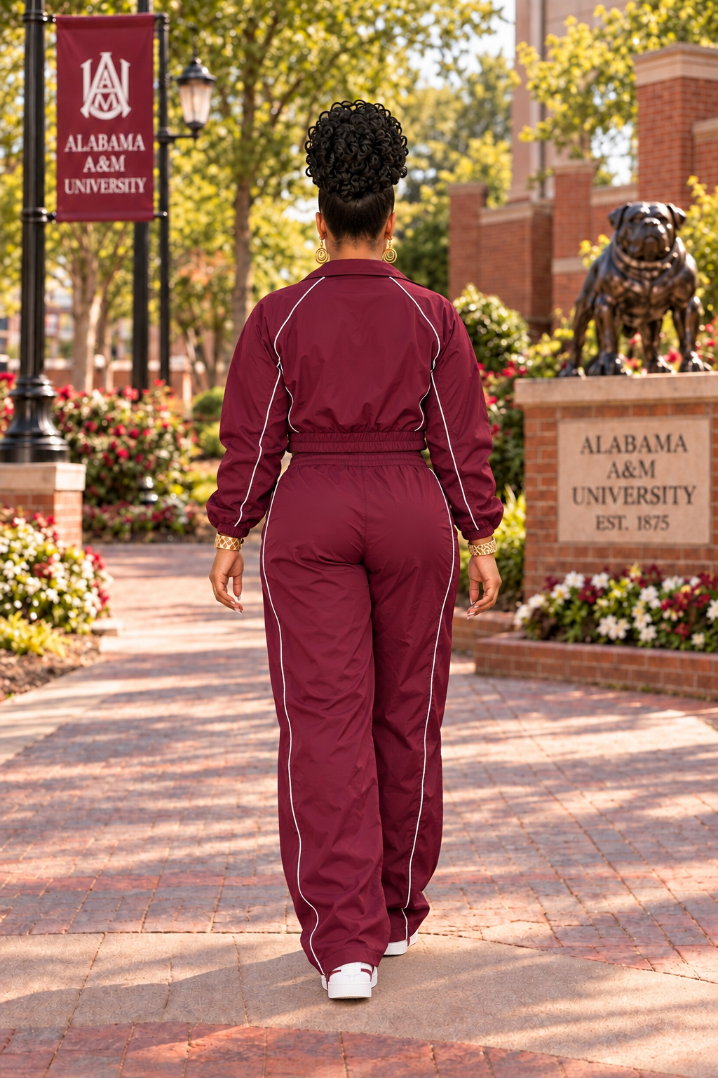 Bulldog Maroon Jogger