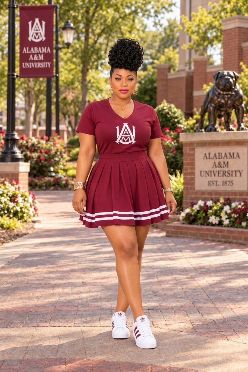 AAMU FITTED TEE